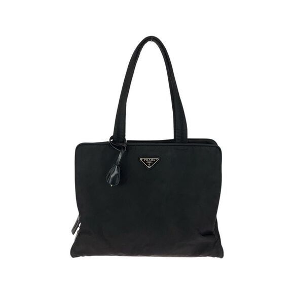 Prada Nylon Tessuto Triangle Logo Tote